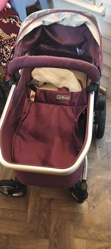 Коляски: Коляска-люлька несъемная, Возраст: <1 месяца — 3