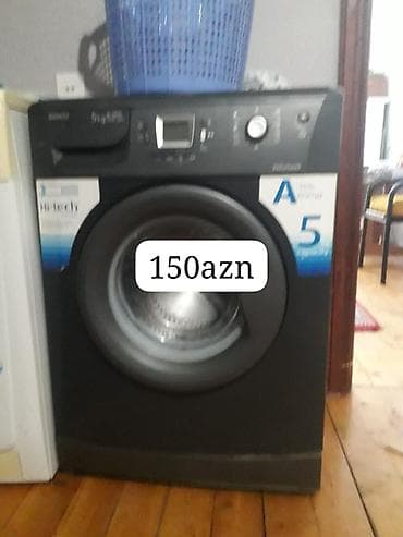 televizor 46 inch: Paltaryuyan maşın – önyükləməli, qara rəng. - Enerji sinfi: A - — 1