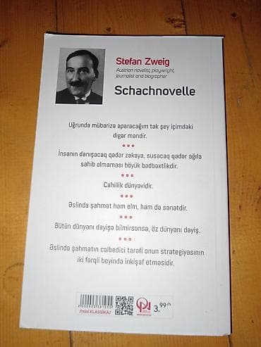 oyun cd: Məhsul: Kitab – “Şahmat” (Stefan Svayq / Stefan Zweig), “mini — 2