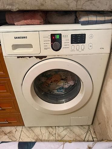 Paltaryuyan maşın Samsung, 6 kq, Qurutmasız, Ünvandan götürmə