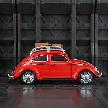velosiped diskləri: Qırmızı klassik “Beetle” miniatür model avtomobil - Kolleksiya və — 10