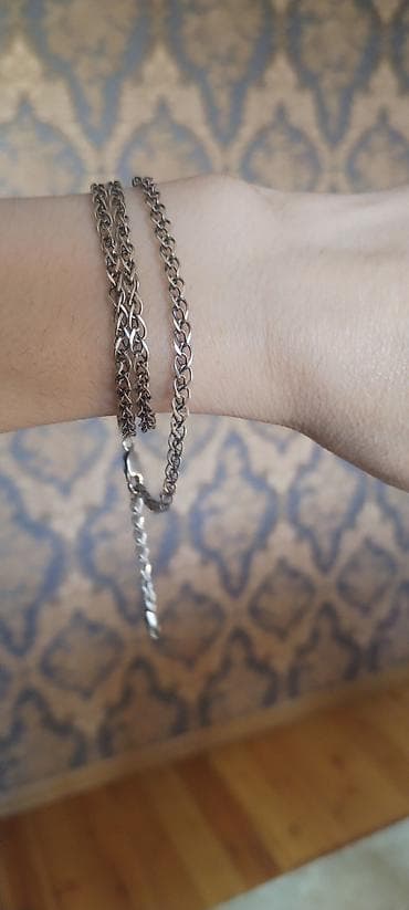 gumus qolbaqlar: İtaliya istehsalı 925 əyar gümüş bilərzik - Material: 925 Sterling — 2