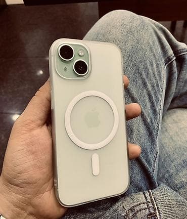 IPhone 15, 128 GB, Yaşıl, Simsiz şarj