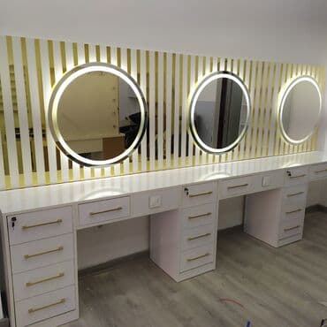 большой стол: Yeni, Saş kəsimi üçün masa, Güzgülü — 2