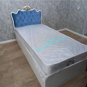 Təknəfərlik çarpayı, Bazalı, Matras ilə, Siyirməsiz — 2