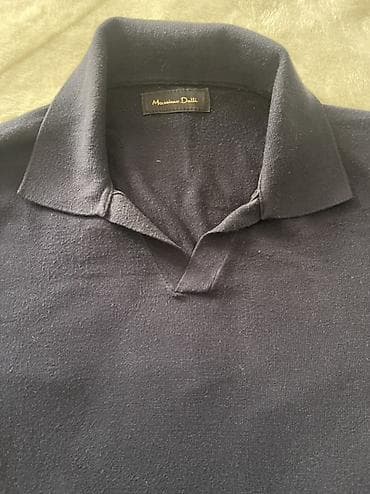 vilur kofta modelleri: Massimo Dutti kişi sviteri - Model: Yaxa ilə, V-kəsimə yaxın — 1