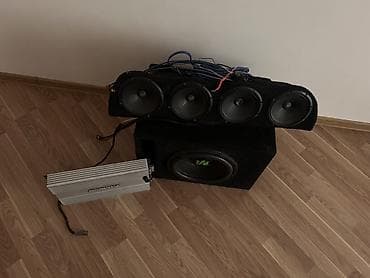 canon 75 300: Avtomobil audio sistemi – tam komplekt - Subwoofer: Quto markalı 12" — 2