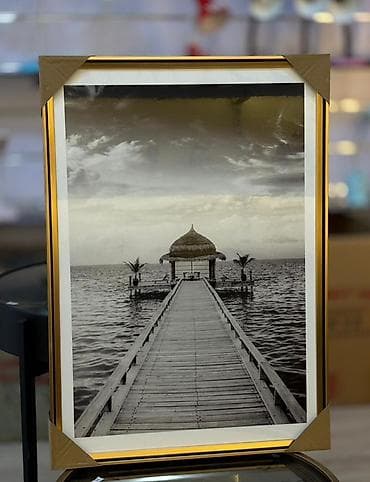 şar sekilleri: Müxtəlif mövzulu çərçivəli divar şəkilləri. Divar tablosu Ölçü  — 4