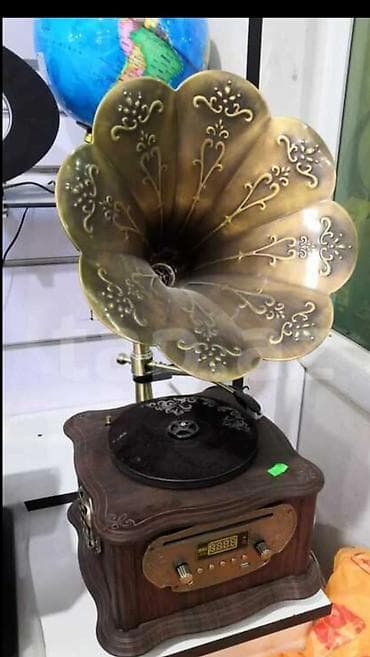 mini disk: Qrammafon valı oxuyur, usb, flaş card, mp3 radıo, auk dısk yerı. Hər — 1