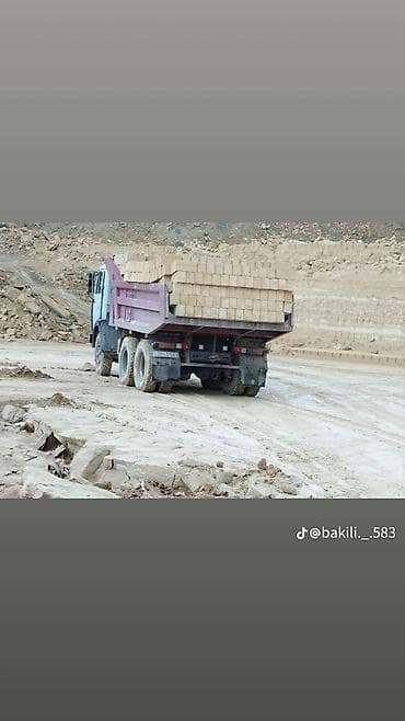 ev temiri dizayn: Qum‑çınqıl, torpaq, daş, kubik daş və tikinti tullantılarının — 2