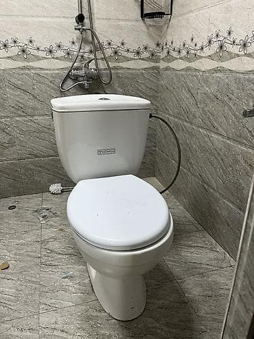 bide: Unitaz komplekti – baklı və oturacaqlı - İkiqat düyməli mexaniki çən — 1