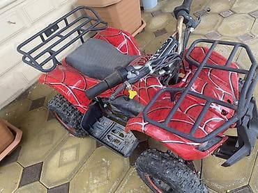 stacktrack oyuncaq dəsti: Uşaq elektrik ATV-si – qırmızı “hörümçək toru” naxışlı Xüsusiyyətlər — 4