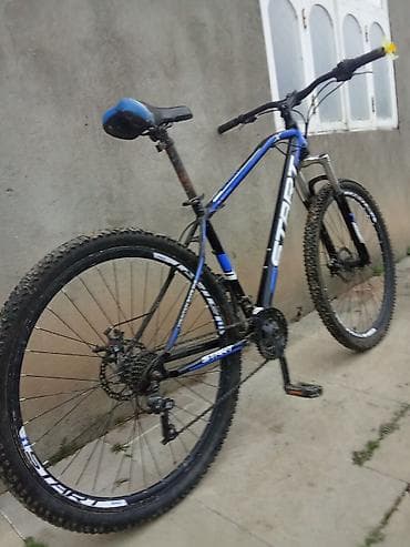 velosiped nağd: Start MTB velosiped - Çərçivə: yüngül alüminium hardtail, mavi-qara — 2