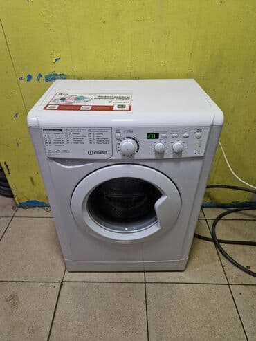 двигатель для стиральной машины: Стиральная машина Indesit, 6 кг, Б/у, Автомат, Есть сушка, Нет кредита, Платная доставка — 2