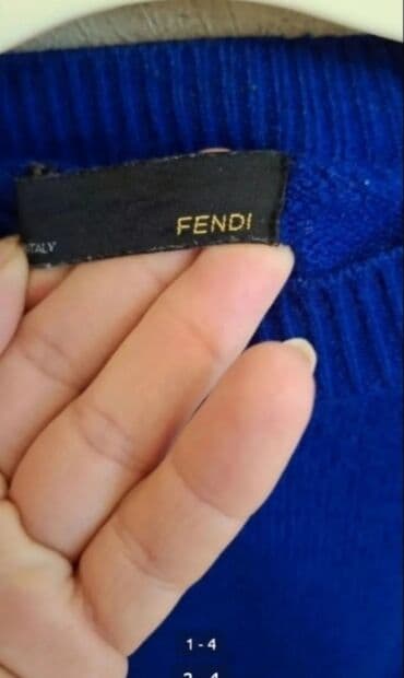Köynəklər: Sviter, Fendi, XL, rəng - Mavi — 1