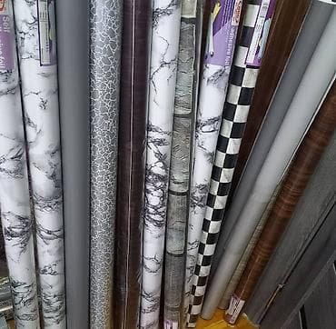 qapi ucun vinil: Vinil Divar Kağızları Arxası Özü Yapışqandır. Rulon da 10 metr olur — 3