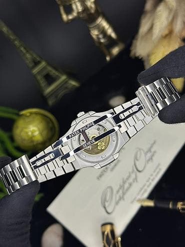 Yeni, Qol saatı, Patek Phillipe, rəng - Gümüşü — 2