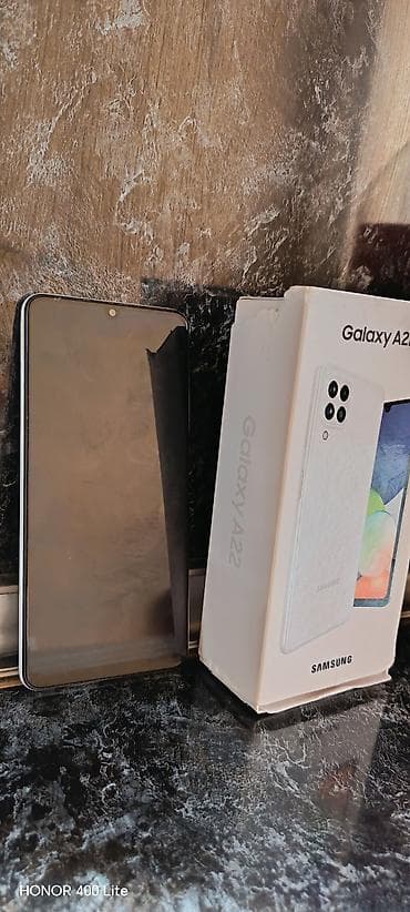 philips xenium x331: Samsung Galaxy A22, 128 GB, rəng - Ağ, Barmaq izi — 4