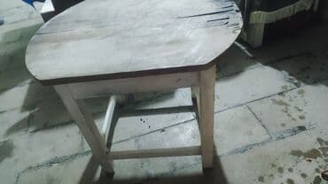 dairevi masa: Mətbəx masası, Yeni, Açılmayan, Taxta, Oval masa — 4