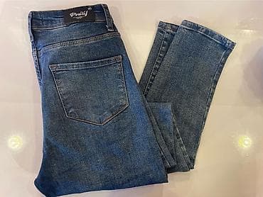Женская одежда: Skinny jean, cox gozel strech materiali var, eyine ela oturur, 38-M — 2