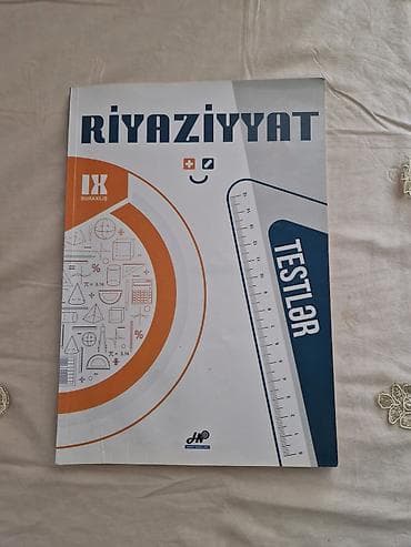 riyaziyyat kitabi: Məhsul: Riyaziyyat – Testlər (IX buraxılış) Nəşriyyat: Hədəf Nəşrləri — 1