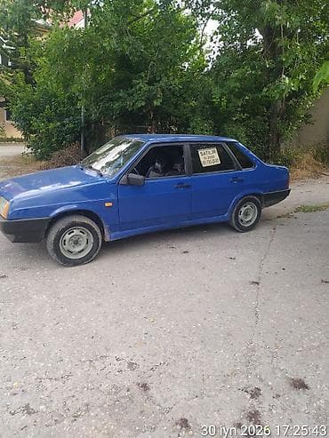 teker 2107: VAZ 21099 sedan – mavi rəngli mator karopka qranat idyal vəziyyətdə — 8
