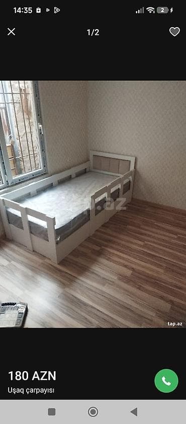 usaq mebili: Oğlan və qız üçün, Çarpayı, Bazasız, Matras ilə, Siyirməli — 2