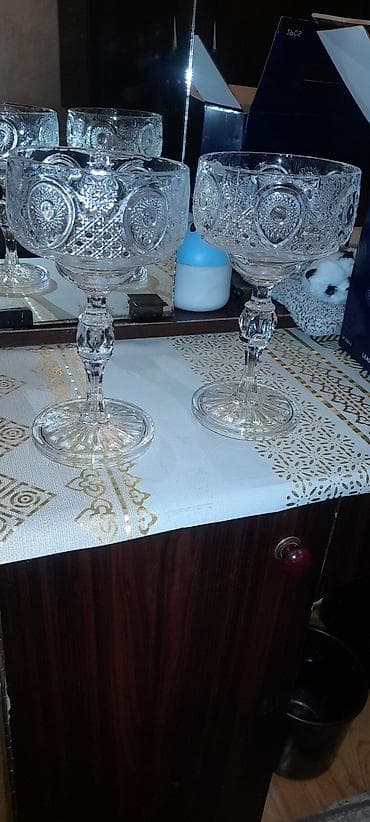 xrustal qutuda: Qədəhlər, Xrustal, 2 ədədli dəst — 3