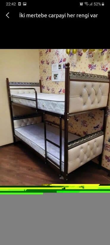 lavaş sexi: Oğlan və qız üçün, Yeni, Çarpayı, Matras ilə, Siyirməsiz — 8