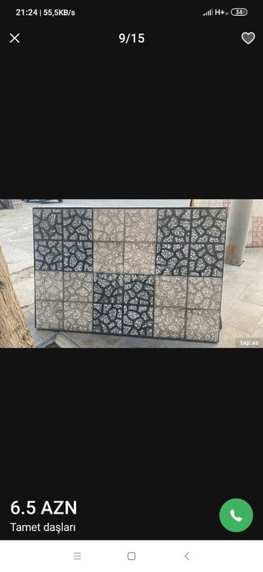 su cəni işləmiş: Yüksek keyfiyetde Preslenmiş Tamet daşlarinin topdan və pərakəndə — 6