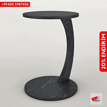 əncir cemi: Jurnal masası, Yeni, Açılmayan, Laminat, Yumru masa — 12