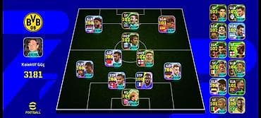 🔴 Barter🔴 EFootball hesabı/squad satışı – BVB temalı yüksək reytinqli — 1