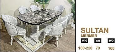 jurnalnı stol: SULTAN MERMER masa Fabrik istehsalı mebellərin topdan qiymətlə satışı — 1