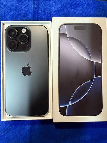 IPhone 16 Pro, Black Titanium, Face ID