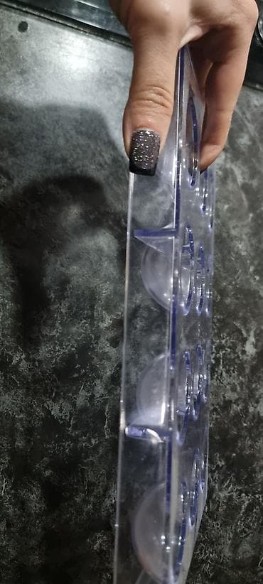 30 yas tortu: Şokolad/trüf üçün plastik yarımkürə qəlibi - Material: şəffaf, sərt — 2