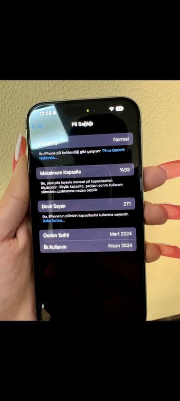 telefon apple: IPhone 15 Pro, 128 GB, Natural Titanium, Face ID — 2