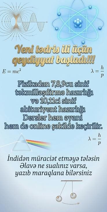 1c program yukle: Repetitor, Fizika, Azərbaycan dili, Abituriyent hazırlığı — 1