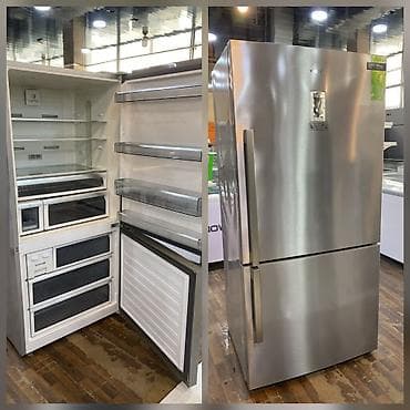 2 qapılı Arcelik Soyuducu Satılır, rəng - Gümüşü, Dispenserli