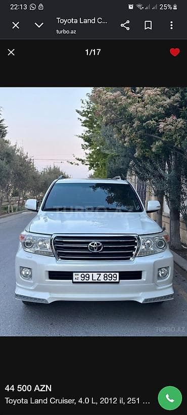 kridit masin: Toyota Land Cruiser GXR, ağ rəng, tam ölçülü off-road/SUV — 5