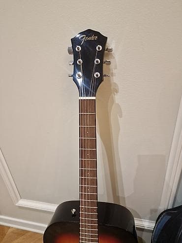 ucuz gitara: Akustik gitara, Fender, 6 sim, İşlənmiş — 3