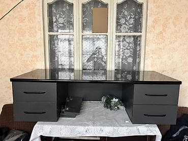 İşlənmiş, Açılmayan, Laminat, Dördbucaq masa