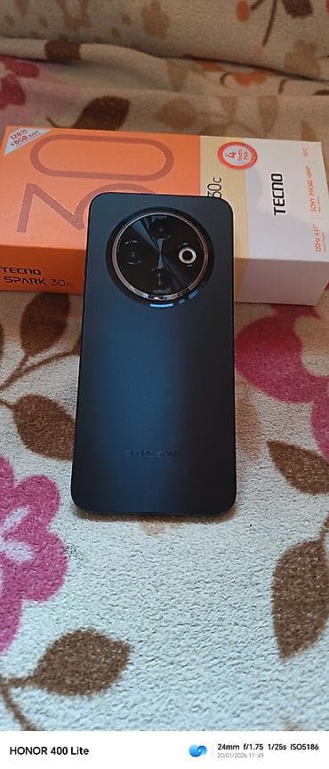 nokia 6 plus: Tecno Spark 30C, 128 GB, rəng - Qara — 2