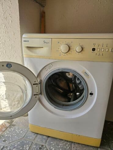 işlenmiş paltaryuyanlar: Paltaryuyan maşın Beko, 5 kq, İşlənmiş, Ünvandan götürmə — 5