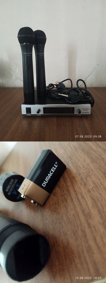 karaoke mikrofonu: İşlənmiş Radio Mikrofon Ödənişli çatdırılma — 1
