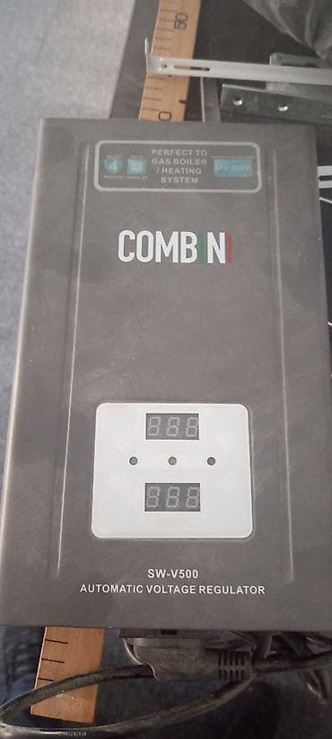 qaz beci: COMBIN SW-V500 avtomatik gərginlik stabilizatoru - Təyinat: qaz — 1