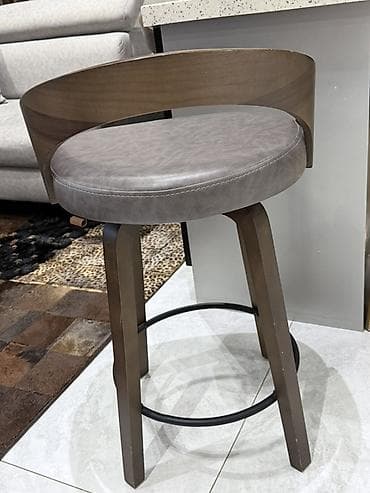 limon ağaçı: Bar taburesi – müasir dizayn - Material: bərk ağac gövdə və arxa — 8