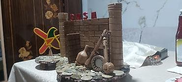 taxta lambir: Fiqur, Taxta, rəng - Qəhvəyi — 2