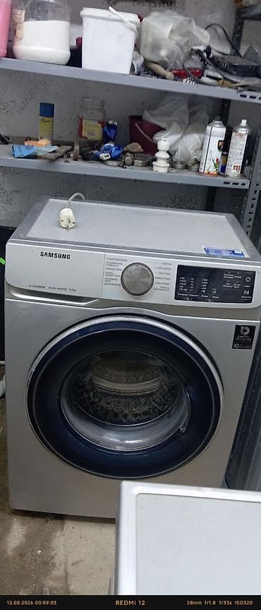 ayfon 8 pulus: Paltaryuyan maşın Samsung, 8 kq, İşlənmiş, Qurutmasız — 4