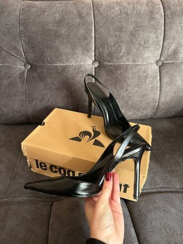 женские туфли на шпильке: Туфли, Размер: 38, цвет - Черный, Новый — 4