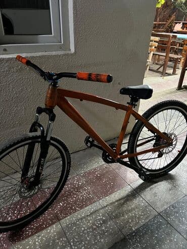 mingecevir velosiped: Şəhər və yüngül off-road üçün uyğun dağ velosipedi. - Rəng: narıncı — 3